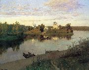 Isaac Levitan Evening bells, oil painting